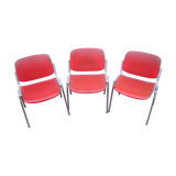 Chairs by Piretti Giancarlo for Castelli