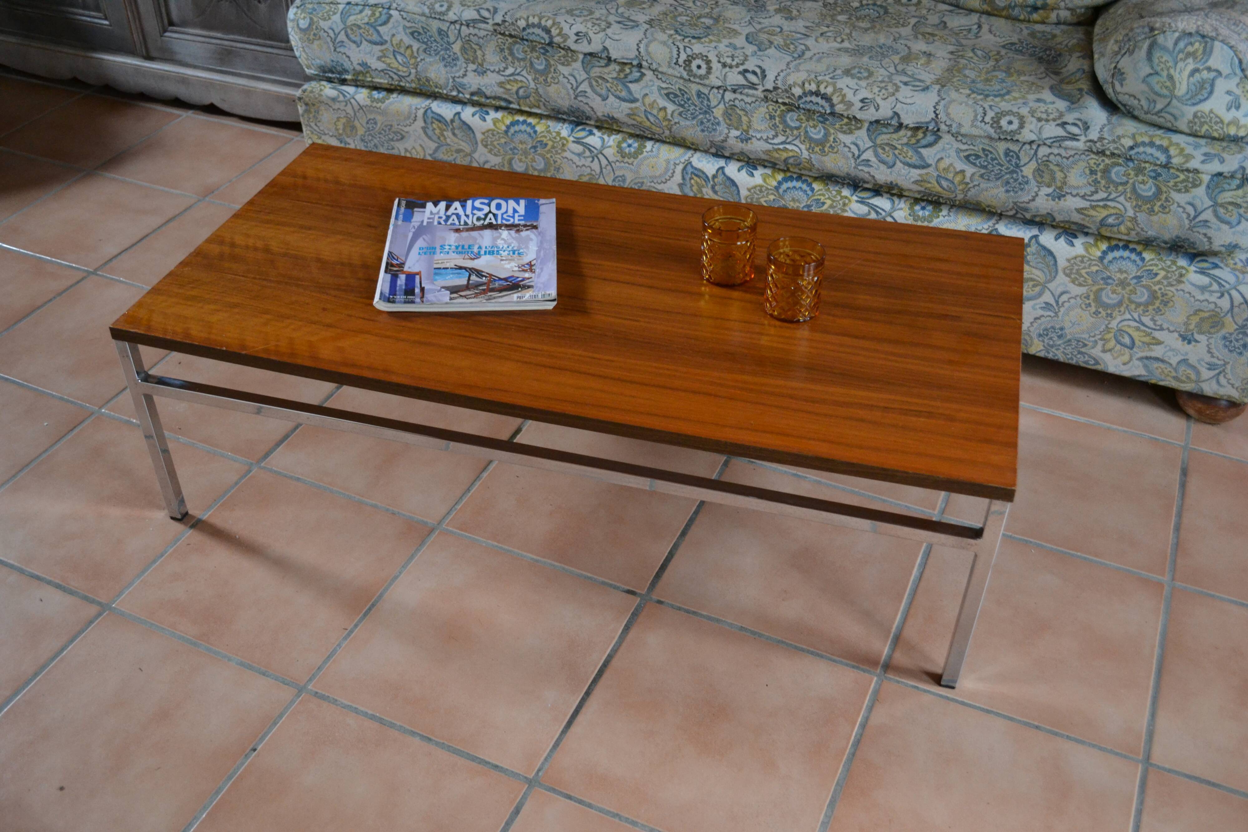 70s living room coffee table