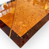 Italian Burl Dinning Table by Miniforms, 1970s