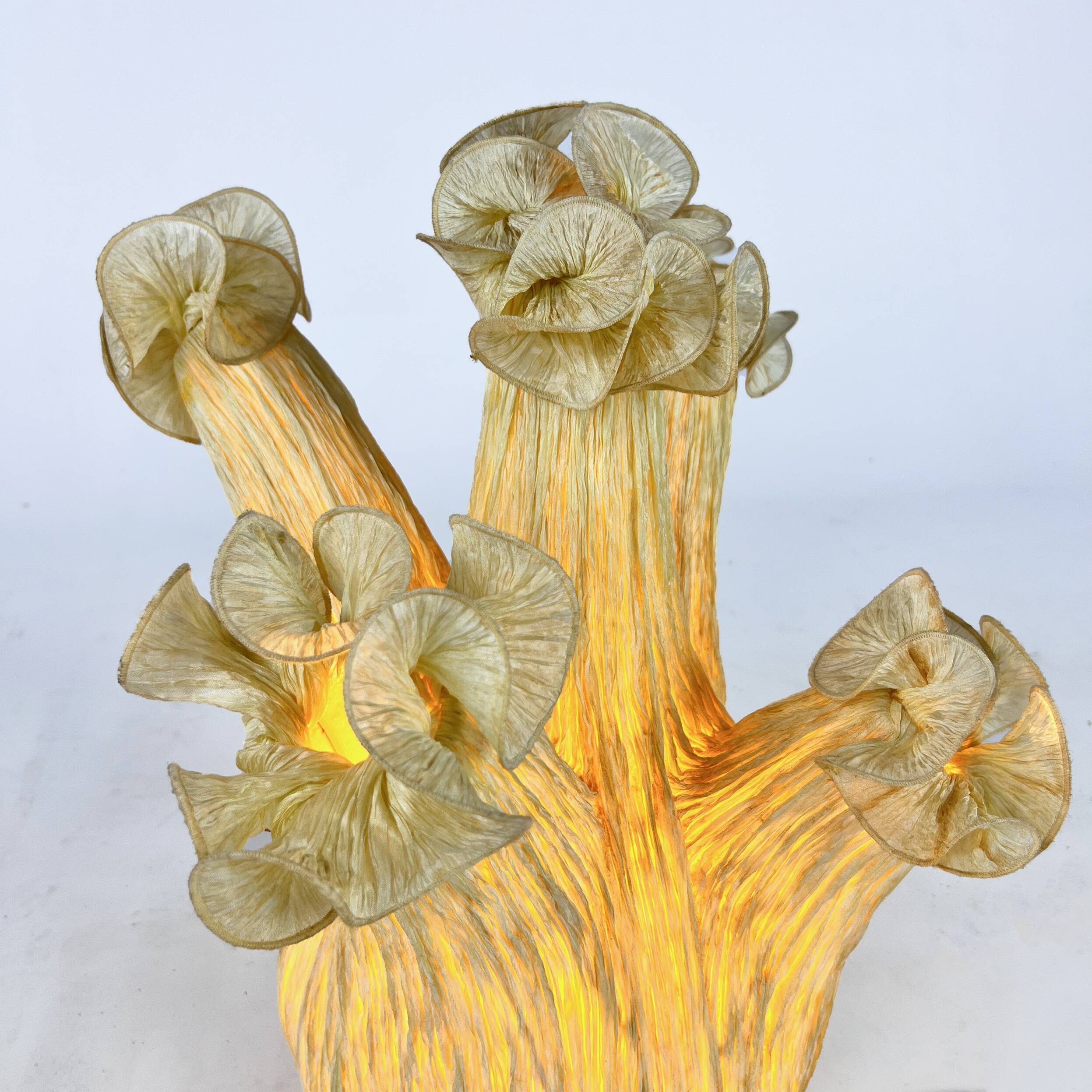 Vintage design organic shaped table lamp, 1980s