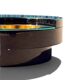 Rotating coffee table Yin Yang by Willy Rizzo, brass, 1970s