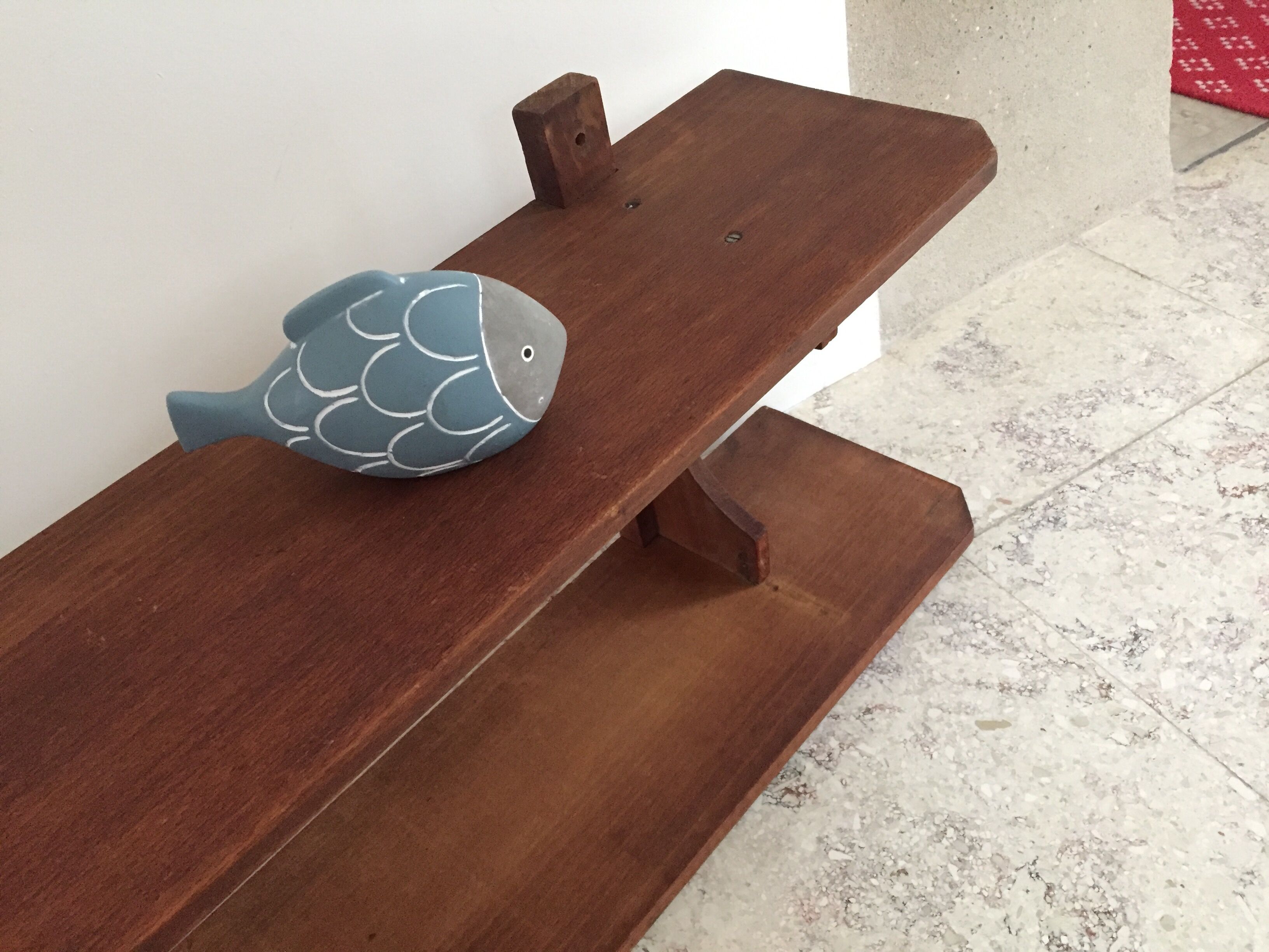 Vintage double shelf