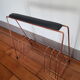 Brass and skai vinyl holder