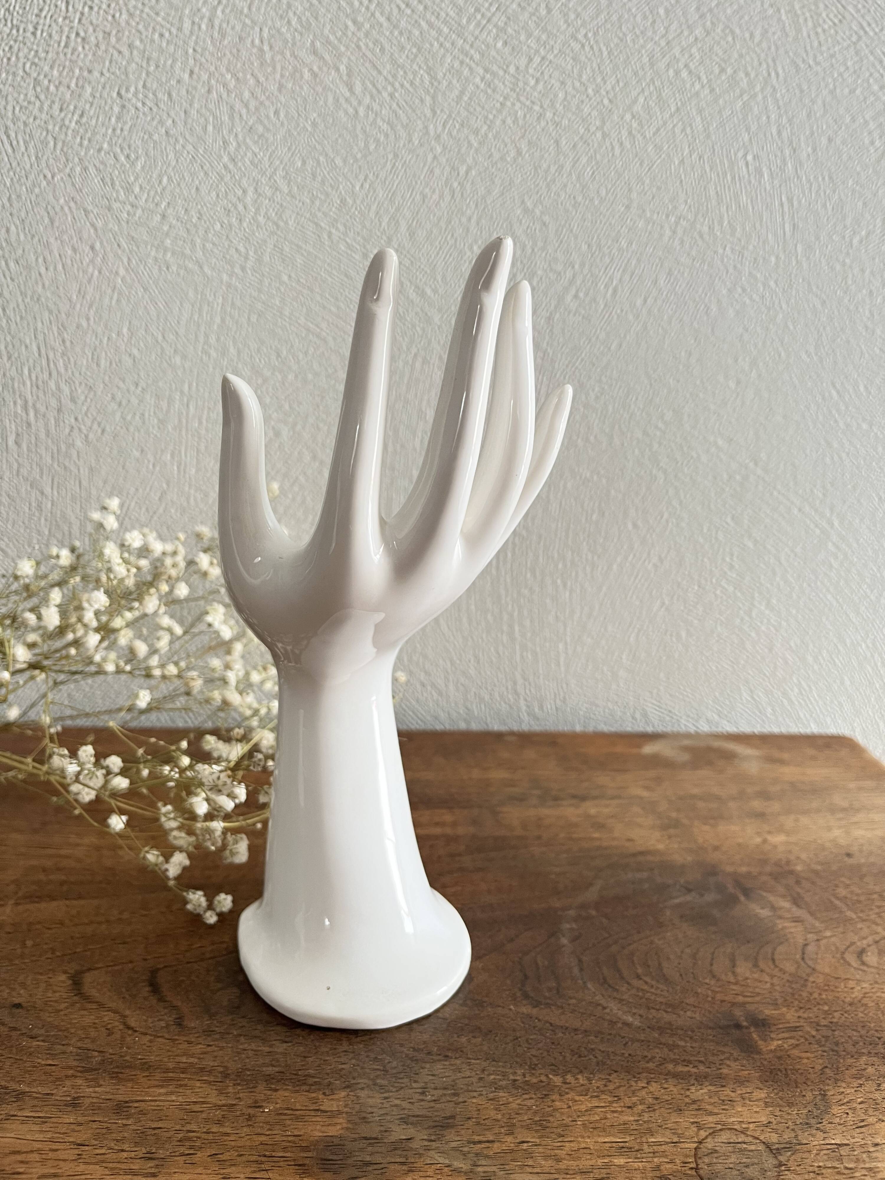 Hand ring vase vintage soliflore