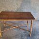Table rotin vintage