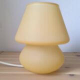 Frosted glass mushroom lamp