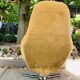 Space age mustard armchair