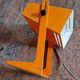 Orange space age spot lamp 1970