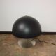 Modern table lamp – 1980s, metal, black shade, 2x E27