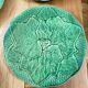6 Gien slip dessert plates with leaf decoration