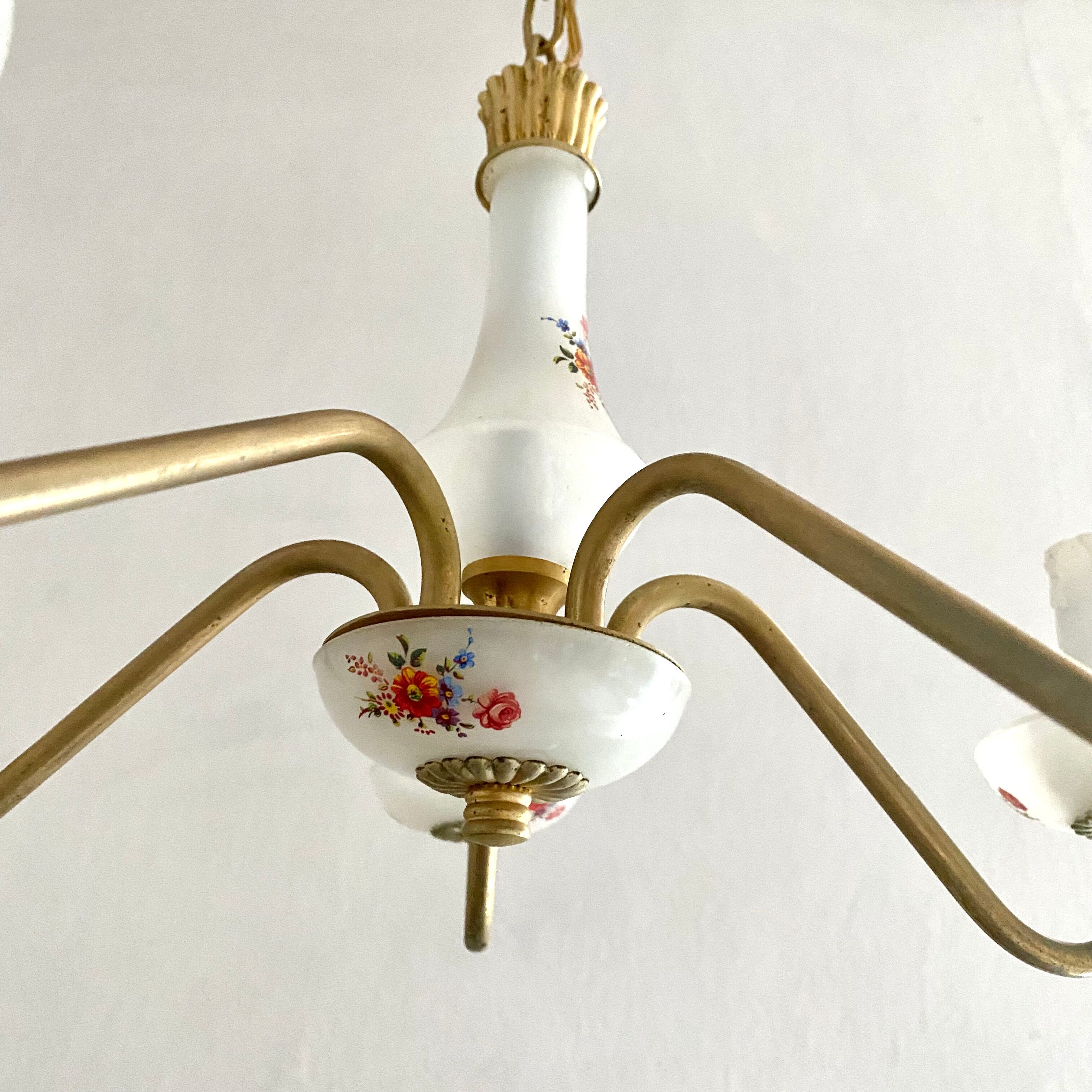Vintage flower chandelier