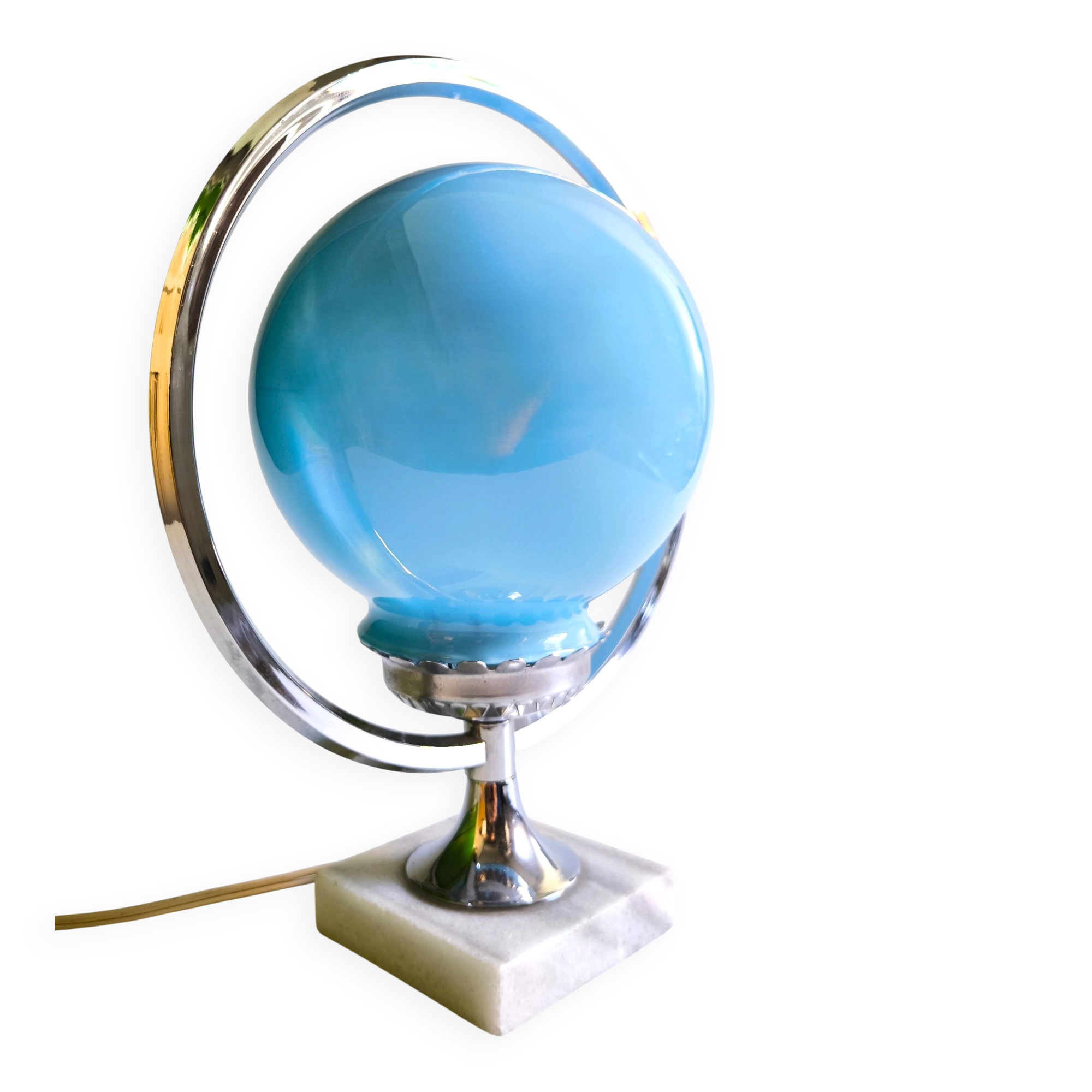 Vintage Art Deco/Space Age lamp from the 1970s.