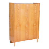 Mid-Century Modern Wardrobe in Ash from Tatra Pravenec, Czech, 1950s