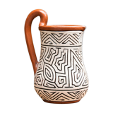 Terracotta pitcher