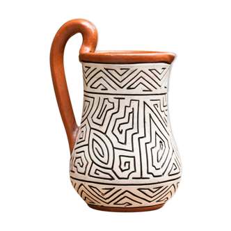 Terracotta pitcher