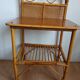 Vintage bamboo bedside pair