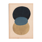 Collage on dated and signed paper without frame N10