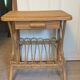 Rattan bedside table