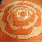 Tapis vintage 1970 Space Age