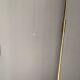 Floor lamp reading machine in vintage brass