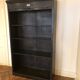 Industrial zipper cabinet in black metal