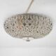 Mid-century ceiling light with glass flowers, France, 1960's
