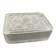 Art Deco cigarette box in frosted satin glass Barolac