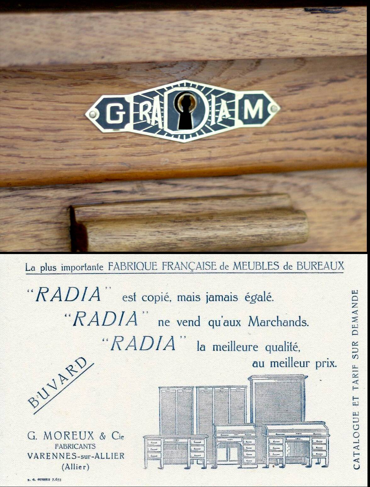 GM RADIA cabinet in its original patina (1930s/40s).