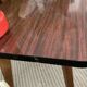 Vintage coffee table foot compass