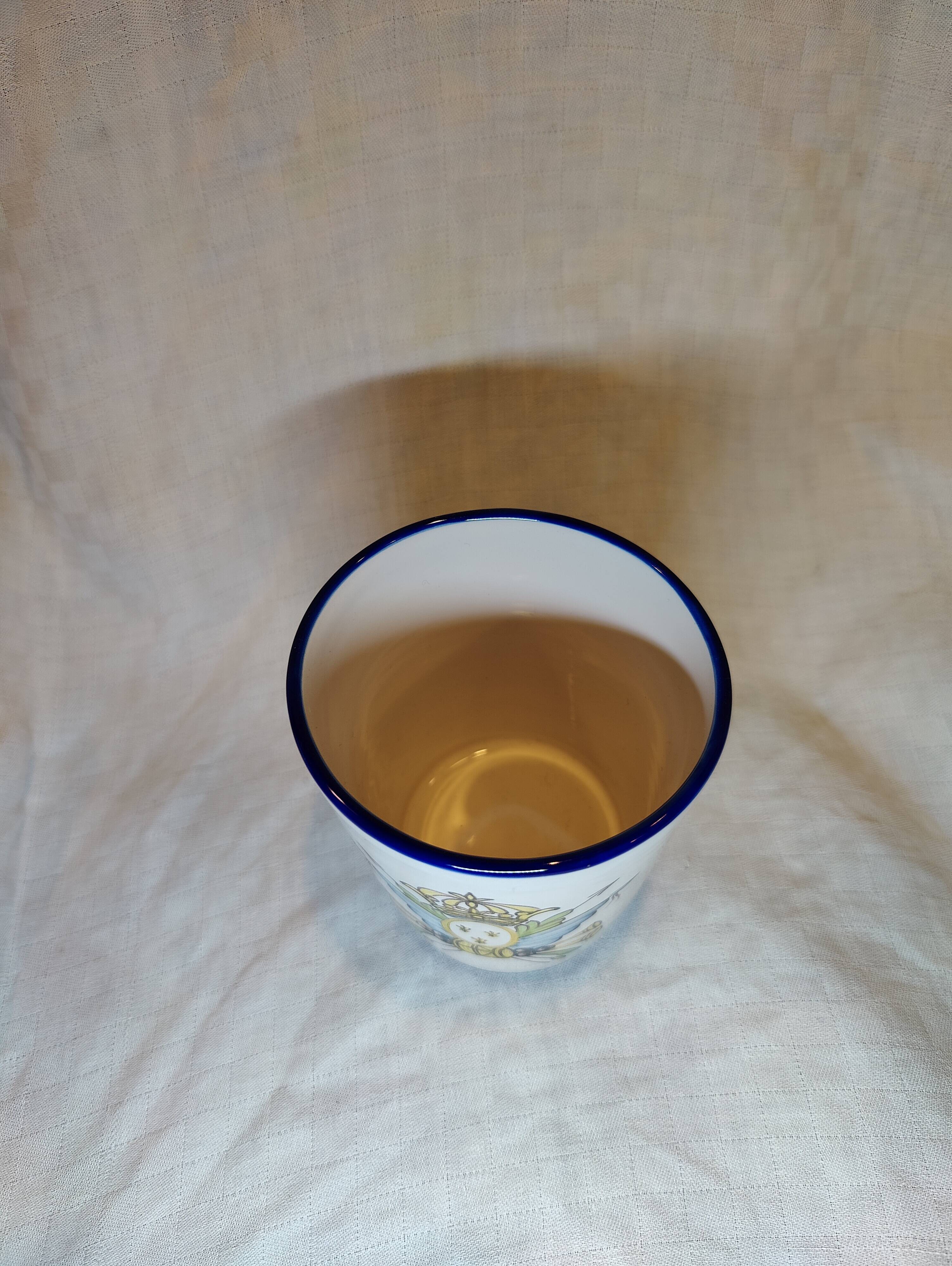 Nevers Montagnon earthenware cup commemorating the Revolution
