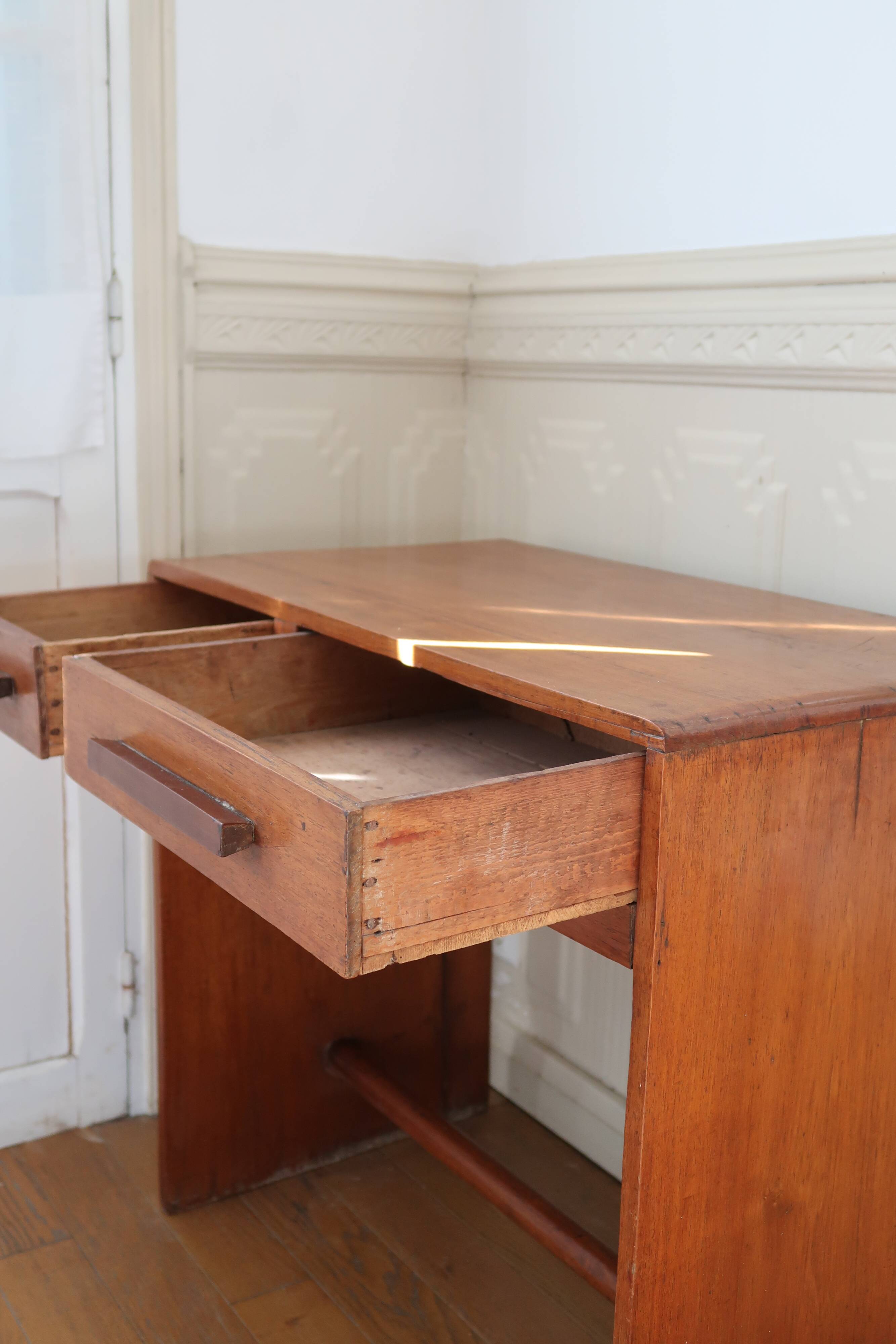 Brutalist side table console