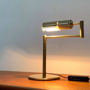 Space Age table lamp by V. Frauenknecht for Swisslamps International, 1970s.