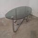 Designer chrome coffee table