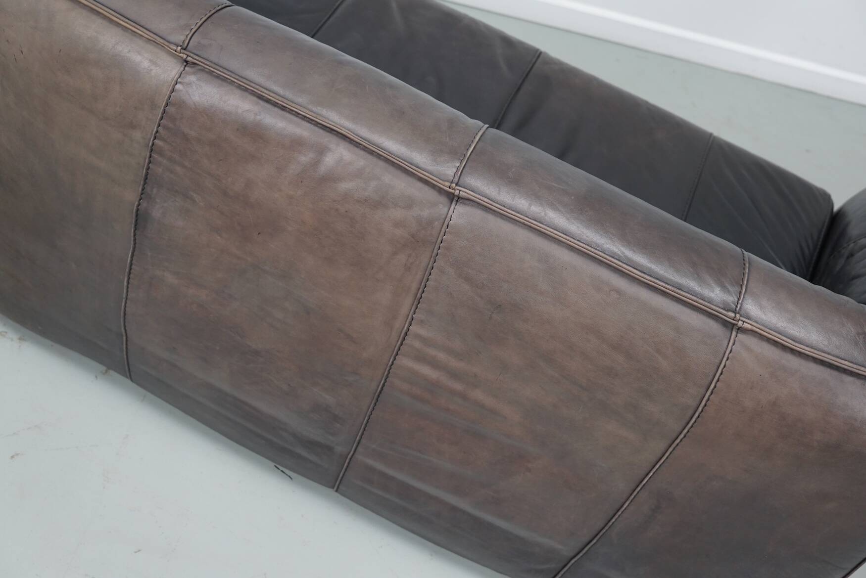 Brown Leather Andes Sofa by Gerard van den Berg for Montis, 1970s