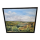 Oil on Canvas Painting of a Burgundy Landscape signed Blayo