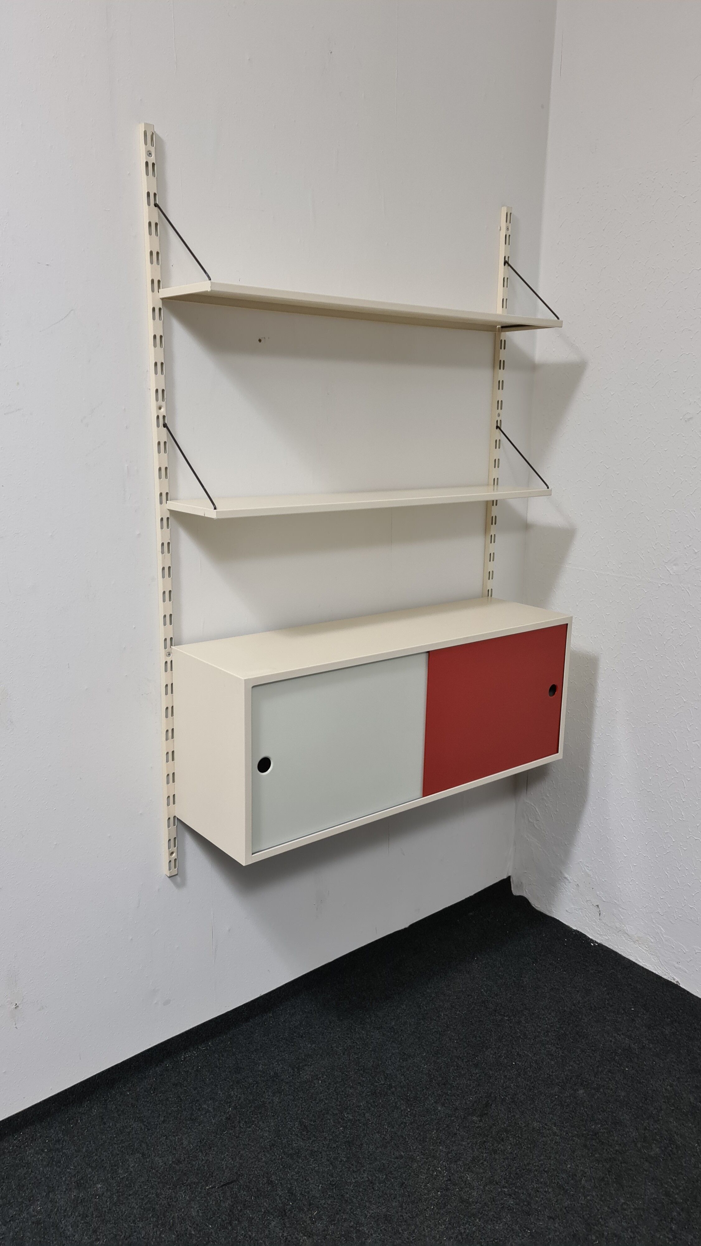 Vintage metal wall unit by Tjerk Reijenga voor Palistro Holland