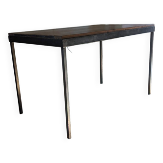 Old industrial dining table