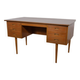 Mid-Century Freestanding Teak Desk, 1960s