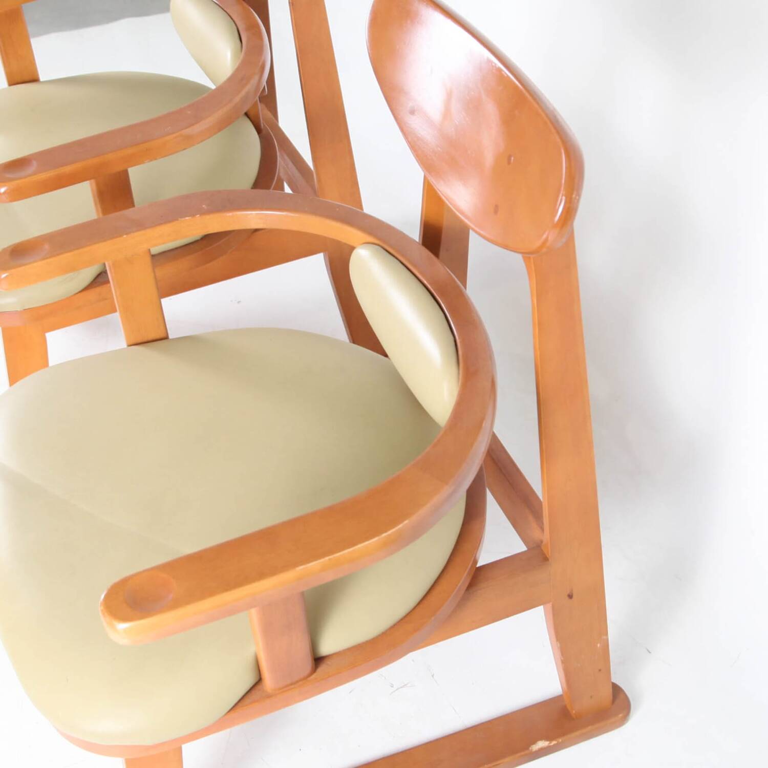 Pair of Japanese armchairs