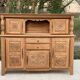 2-part Breton sideboard renovated in solid raw oak 200cm