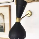 Paire d'appliques Italiennes design années 1950