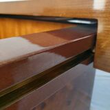 Elm burl coffee table, 70s