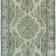 Hand-knotted antique turkish 1970s 178 cm x 289 cm blue carpet