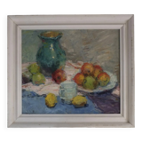 Vintage still life oil painting | Leonid Moshenkov | 1980s