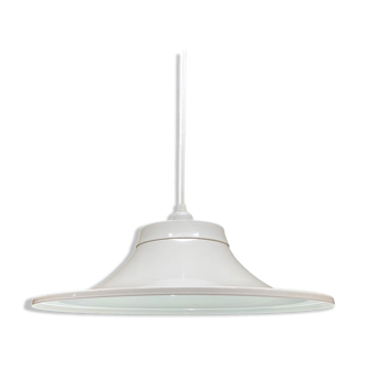 Lampe suspendue vintage danoise des années 1970 | | d’éclairage moderne scandinave du milieu du siècle Pendentif Rétro Blanc