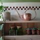 Vintage copper watering can