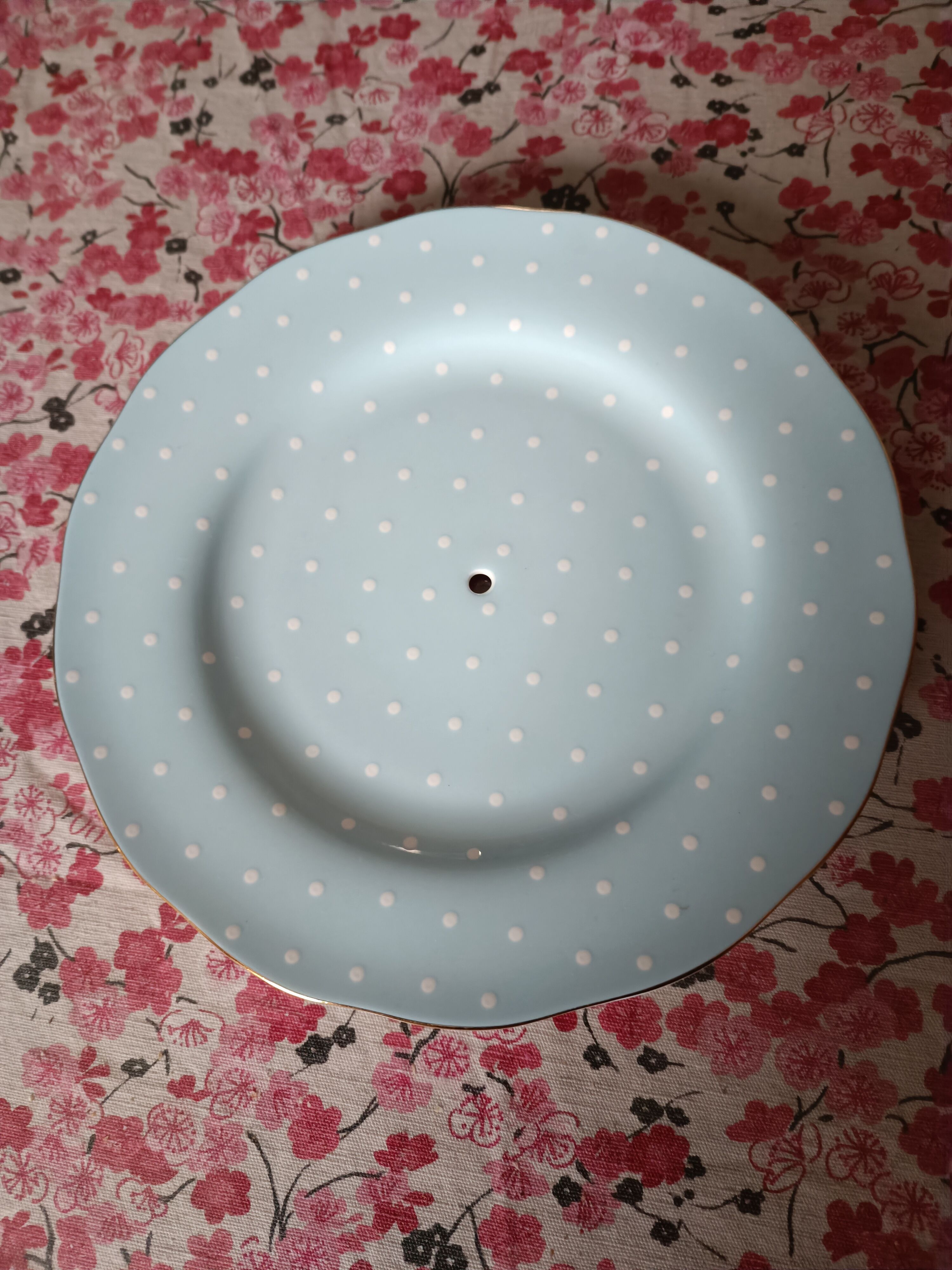 Servant - display "Polka blue" Royal Albert porcelain