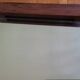 Modern tray - glass and rosewood - vintage