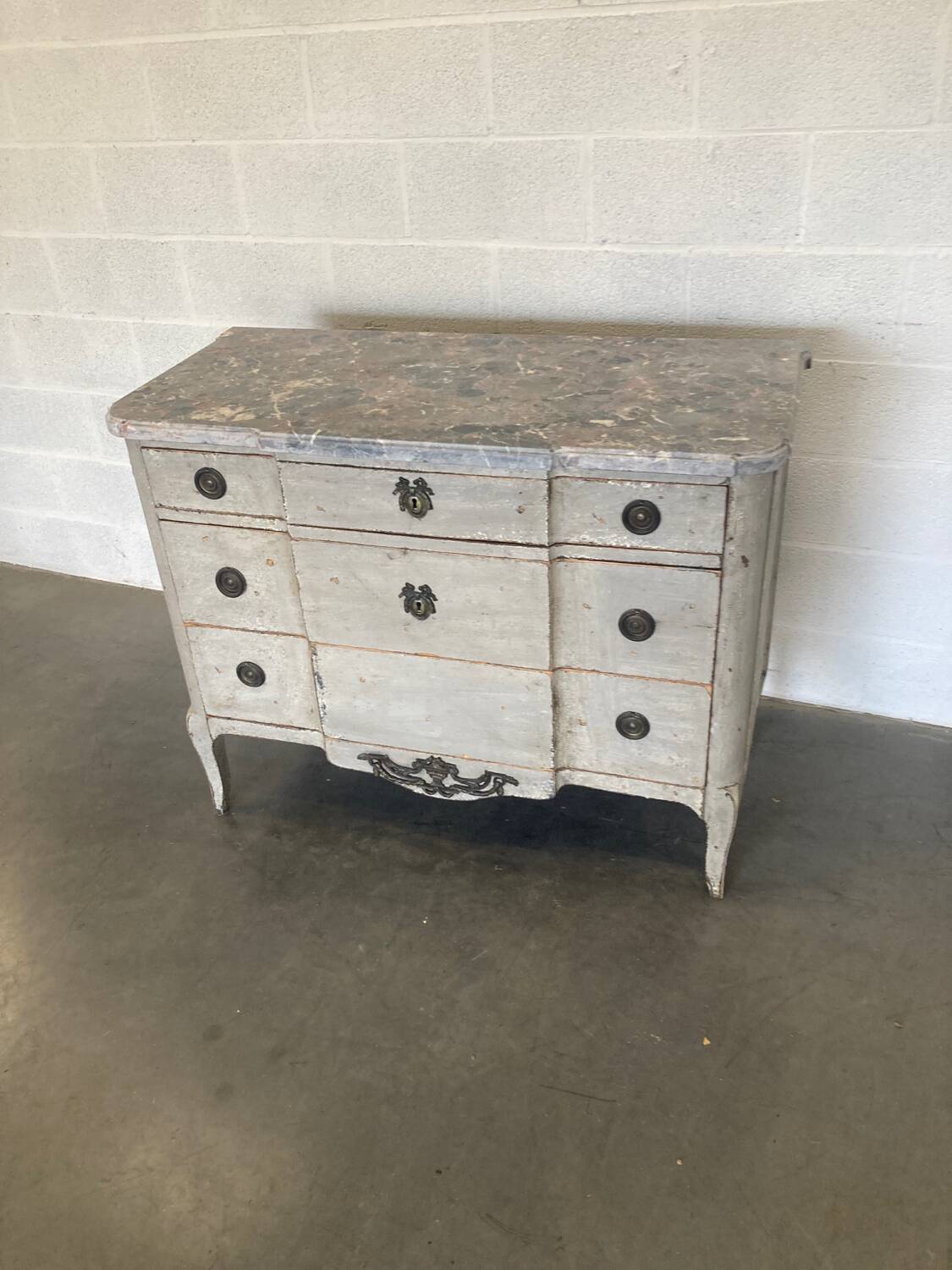 Old Louis XVI style chest of drawers