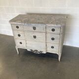Old Louis XVI style chest of drawers